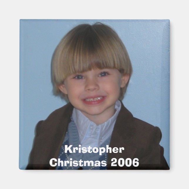DSCN0094, KristopherWeihnachten 2006 Magnet (Vorne)