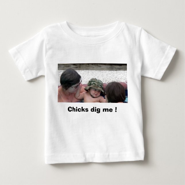 DSCN0379, Küken graben mich! Baby T-shirt (Vorderseite)