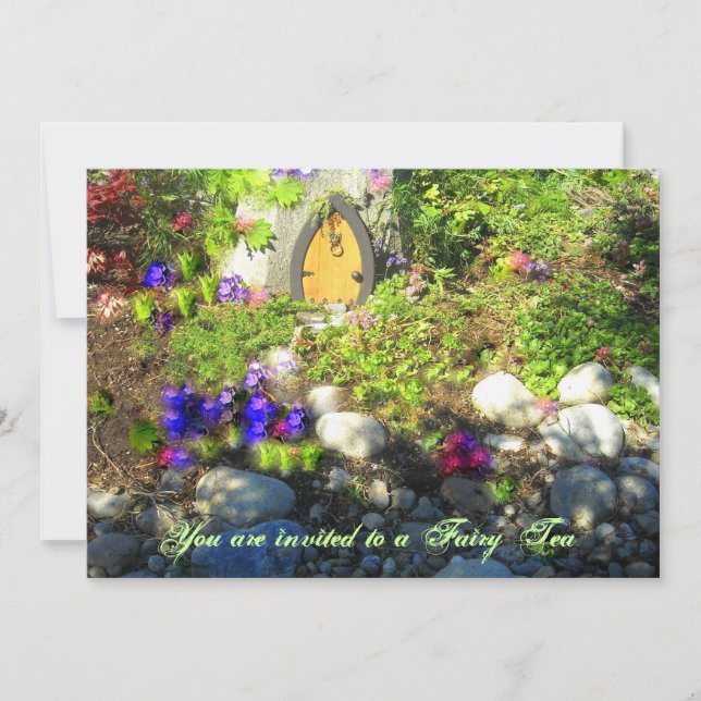 DSCN8327, Sie sind zu einem Fairy Tee eingeladen Einladung (Vorderseite)