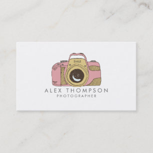DSLR Camera Fotograf Business Cards Visitenkarte