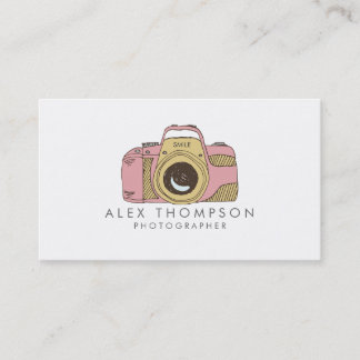 DSLR Camera Fotograf Business Cards Visitenkarte