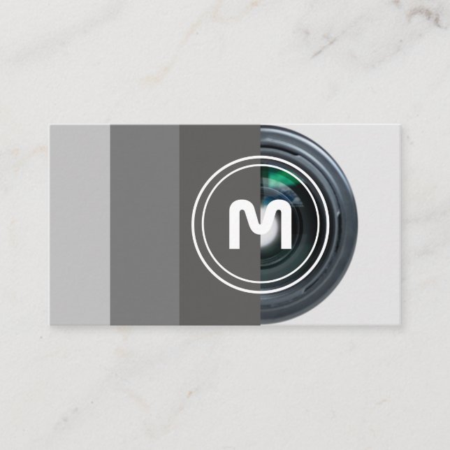 DSLR-Kameraobjektive für Fotografen, Videographen Visitenkarte (Vorderseite)