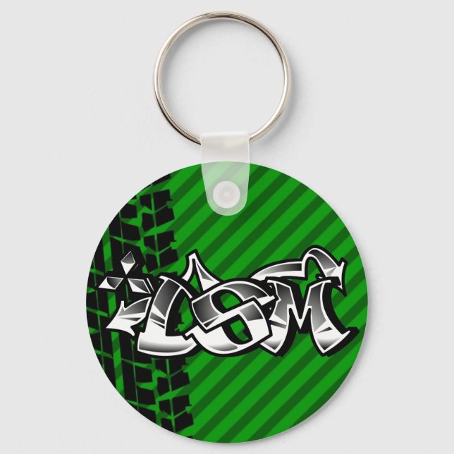 DSM Eclipse Talon 4g63 Grüner Schlüsselanhänger (Vorderseite)