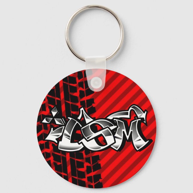 DSM Eclipse Talon 4g63 Roter Schlüsselanhänger (Vorderseite)