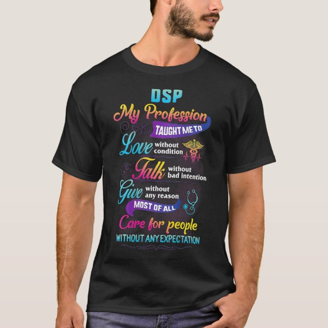 DSP-Betreuung für Menschen ohne Erwartungstherapie T-Shirt (Vorderseite)
