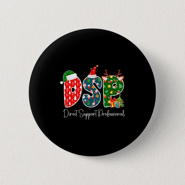 Dsp Christmas Direct Suprt Professional Xmas Famil Button (Vorderseite)