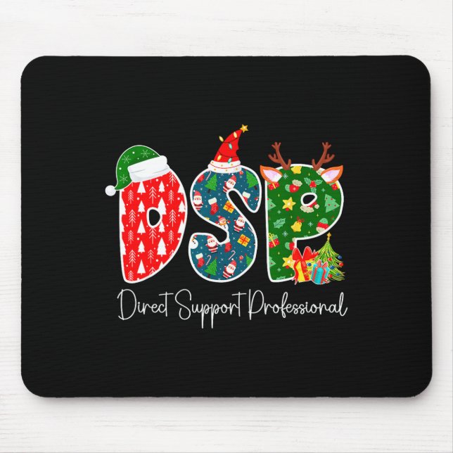 Dsp Christmas Direct Suprt Professional Xmas Famil Mousepad (Vorne)