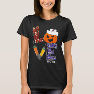 DSP Nurse Liebe Nurse Life Halloween Pumpkin Costu T-Shirt