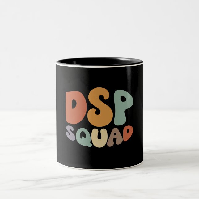 DSP Squad Proud Beruf Zweifarbige Tasse (Mittel)