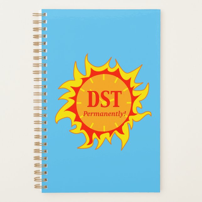 DST permanent - Sommerzeit Planer (Vorderseite)