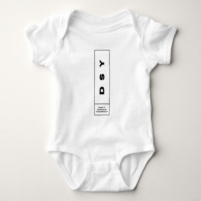 DSY LOGO ONE Baby  Strampler (Vorderseite)