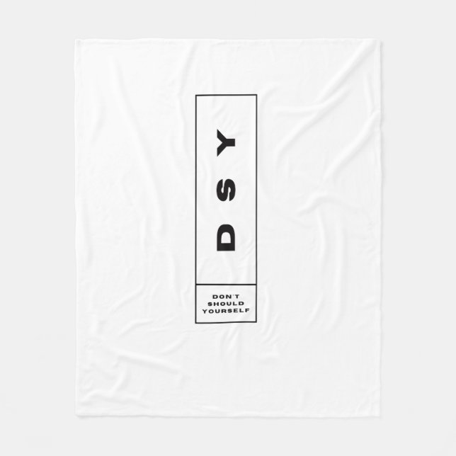 DSY LOGO ONE FLEECEDECKE (Vorderseite)