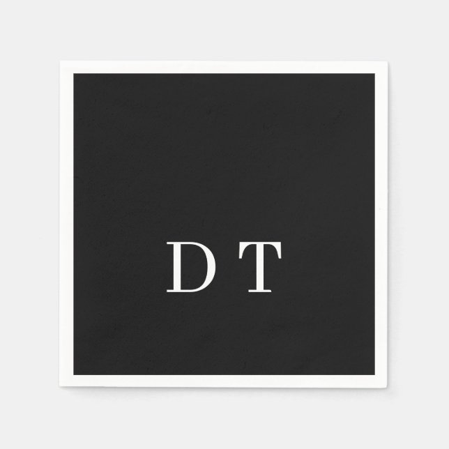 DT Initialen Feuerzeug – Die Premium-Geschenkausga Serviette (Vorderseite)