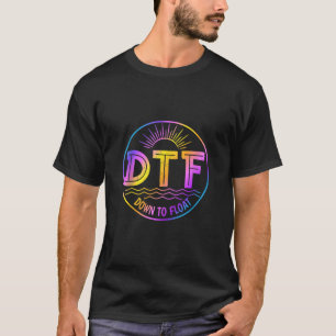 DTF bis zum Fluss Funny Tubing Summer Vacati T-Shirt