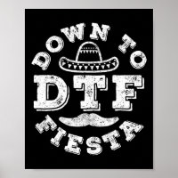 Dtf Down To Fiesta-Shirt Männer Frauen Cinco De Ma