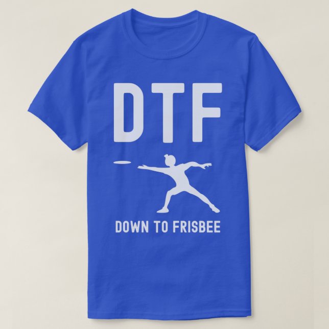 DTF Down to Frisbee Classic TShirt (Design vorne)
