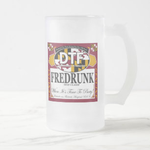 DTF Fredrunk mattierte Tasse