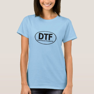 DTF im Stadtzentrum gelegenes Frederick T-Shirt