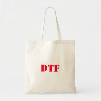 DTF SHOPPER TOTE BAG REUSABLE TRAGETASCHE