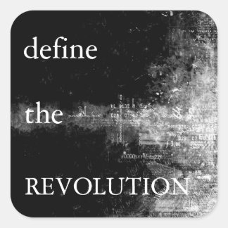 DTR-Aufkleber Quadratischer Aufkleber