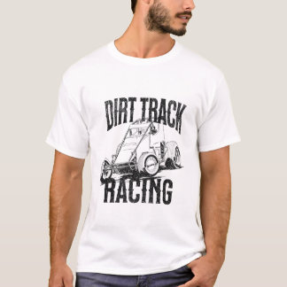 DTR-Sprint Car T Shirt-White T-Shirt