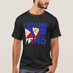 DU30 Duterte T-Shirt Ich stehe für PRRD Free Digon