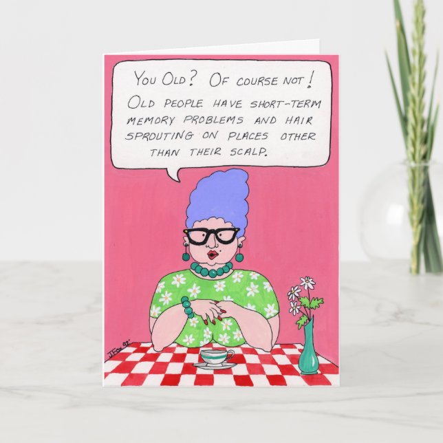 Du, Alt? Karte (Vorderseite)