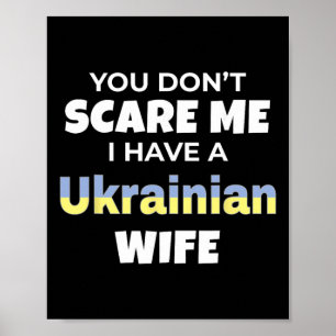 Du ängstigst mich nicht, ich habe eine ukrainische poster