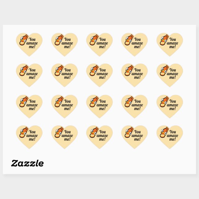 Du beeindruckst mich mit Stickers (Blatt)