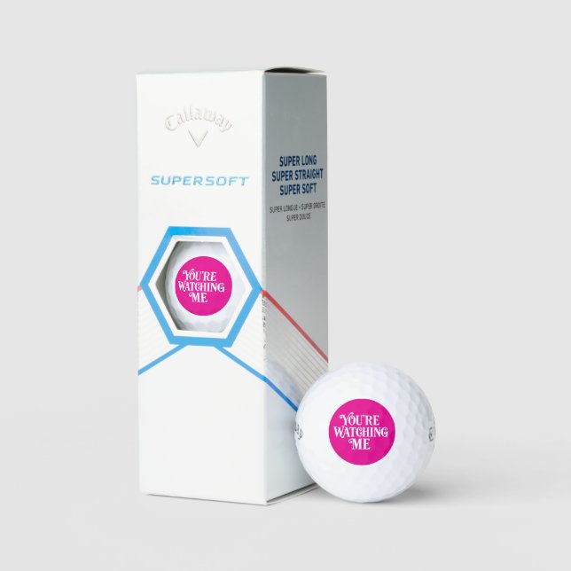 DU BEOBACHTEST MICH  GOLFBALL (Verpackung)