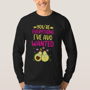 Du bist alles, was ich je gewolltes Essen Pun woll T-Shirt