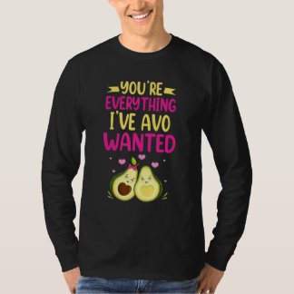 Du bist alles, was ich je gewolltes Essen Pun woll T-Shirt