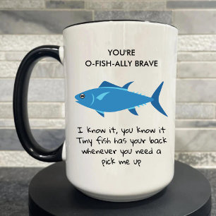 Du bist am Geburtstag von Fisch Ally Brave Funny C Tasse