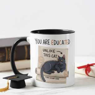 Du bist anders als diese Katze gebildet Lustiger A Tasse