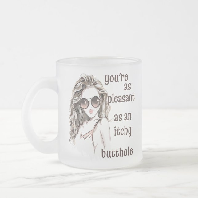 Du bist angenehm mattglastasse (Links)
