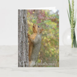 Du bist auf dem Weg nach oben Karte