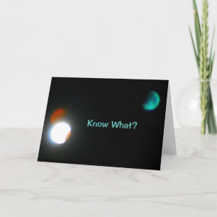 Du bist aus dieser Welt! Karte