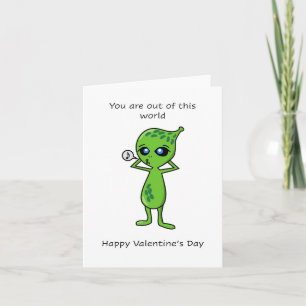 Du bist außergewöhnlich, Frohen Valentinstag Karte