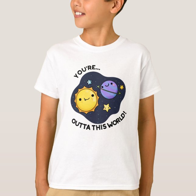 Du bist außerhalb dieses weltberühmten Astronomiep T-Shirt (Vorderseite)