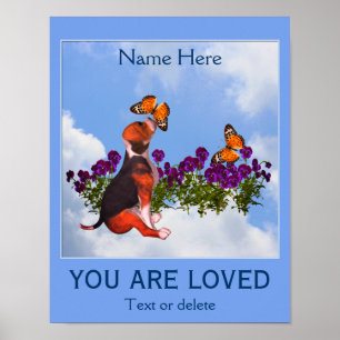 Du bist begeistert Personalisiert Poster