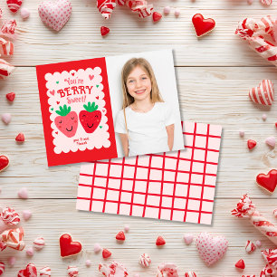 Du bist Berry Sweet Kids Klassenzimmer Valentinsfo Mitteilungskarte
