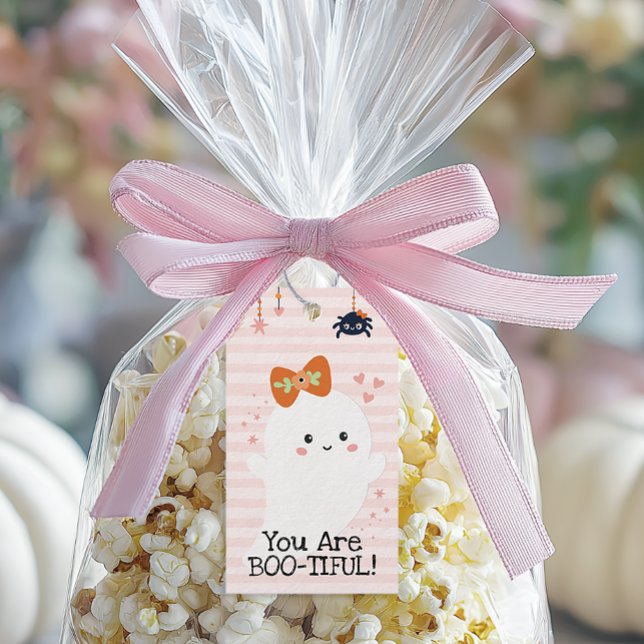 Du bist Bootin Kawaii Ghost Halloween Geschenkanhänger (You are boo-tiful cute ghost Halloween favor tag)