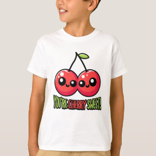 Du bist Cherry Sweet! Niedlich Cherry Pun T-Shirt