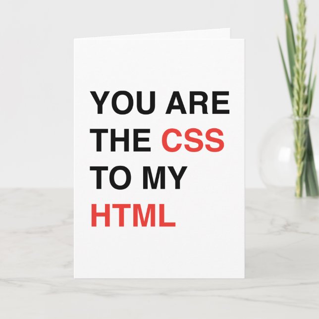 Du bist das CSS zu meinem HTML Karte (Vorderseite)