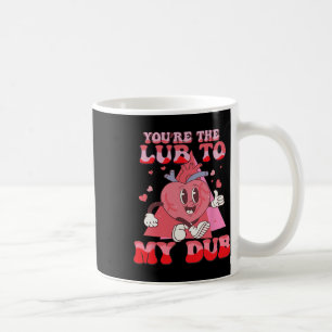 Du bist das Glück meines Dub Cvicu Nurse Valentine Kaffeetasse