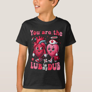 Du bist das Glück meines Dub Cvicu Nurse Valentine T-Shirt