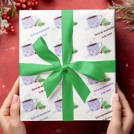 Du bist das Marshmallow meiner Kakaofarbe Geschenkpapier