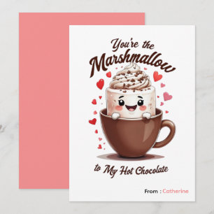 Du bist das Marshmallow zu meiner Schokolade, mein Feiertagskarte