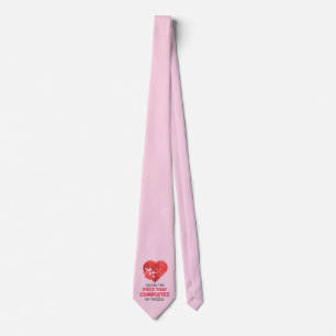 Du bist das Stück, das meine Puzzle Necktie beende Krawatte