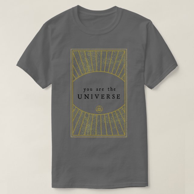Du bist das Universum T-Shirt (Design vorne)